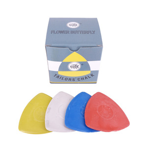 Craie de tailleur Dkc, craie dure triangulaire colorée motif fleur et papillon pour marquage de vêtements - Product Image 1