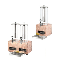 Chauffe-lait électrique portable de qualité commerciale Airuisi en acier inoxydable, alimenté par prise, pour cuisine de restaurant, distributeur de lait chaud pour