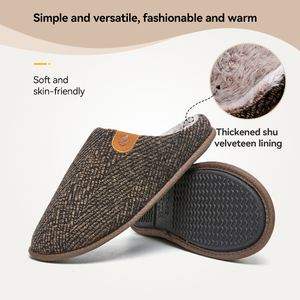 Pantuflas Cómodas de Espuma Viscoelástica para Hombre, Zapatillas Cálidas para el Hogar, Interior/Exterior, con el Mejor Soporte para el Arco del Pie - Product Image 3
