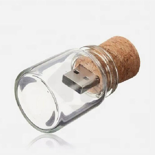 Drift Bottle Cork Usb 2.0 Flash Disk USB 3.0 Memory Stick 8gb 16gb 32gb 64gb Flash Pen Drive with Custom Logo
