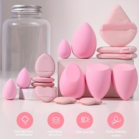 Lot de 16 Éponges à Maquillage Triangulaires Puffs Professionnelles