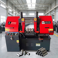 Sierra de cinta horizontal de metal hidráulica de doble columna GB4230 Mingchuang con certificación CE y motor de 3.0kW