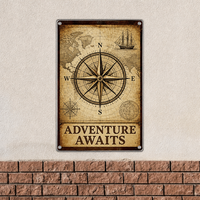Plaques murales en métal vintage personnalisées 20x30cm, rétro, en fer, pour café, bar, restaurant et pub, décoration de la maison
