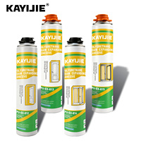 Mousse de polyuréthane liquide expansive A2 750 ml pour l'isolation de la construction, adhésifs et produits d'étanchéité en mousse de polyuréthane à cellules fermées