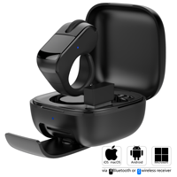 Mini Mouse Anillo Inalámbrico 2.4G, Control Remoto Táctil para iPhone, iPad, Android, PC, PPT, TikTok y Cámara
