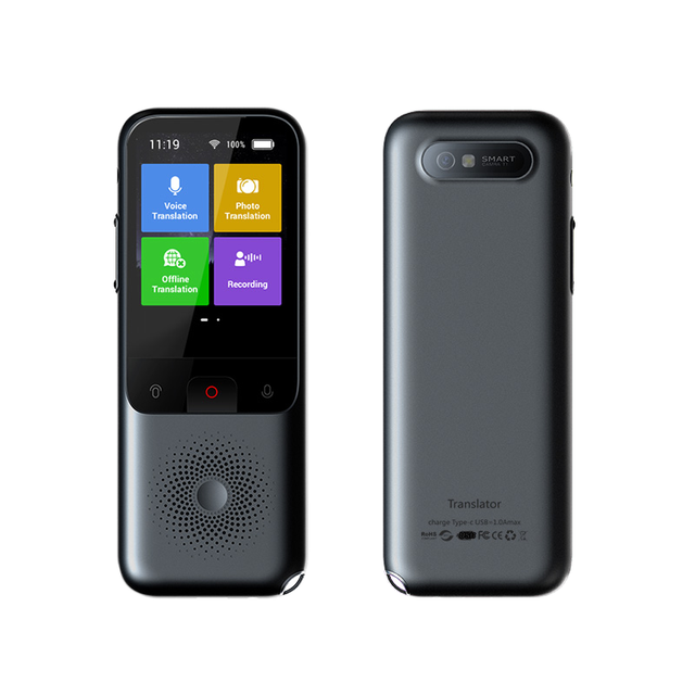 Trending Products 2026 T11 AI Smart Voice Translator Device 138 Language Wifi Voice Traductores Inteligentesfor Global Travel