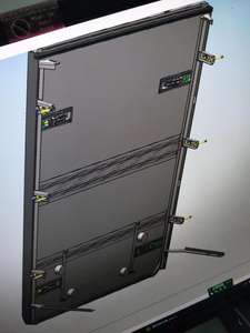 Cubierta Rígida para Camioneta <span class=keywords><strong>Ford</strong></span> Ranger Wildtrak Next-Generation Raptor 2023, de Aleación de Aluminio, Plegable en Tres Partes, con Función de Bloqueo - Product Image 3