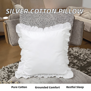 ESD Earthing Grounding <b>Pillowcase</b> <b>Square</b> Striped Woven 100% Cotton Home Use Earthing Cable Anti-Bacteria Customizable Healthy - Product Image 2