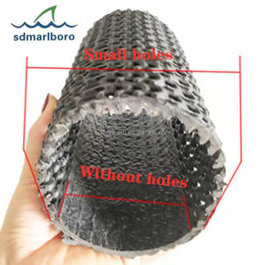Tuyau de drainage perforé en PEHD avec enveloppe <span class=keywords><strong>géotextile</strong></span> – Tube rigide pour fossé aveugle, idéal pour drainage français, fondations et écoulement d'eau sur pente - Product Image 5