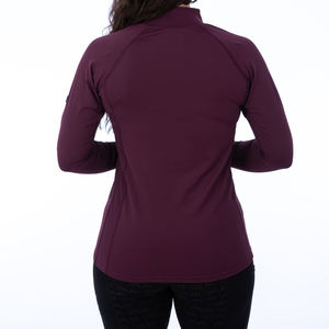 Camiseta interior térmica estampada para equitación de mujer, para meses fríos, de tela elástica, a precio mayorista - Product Image 4