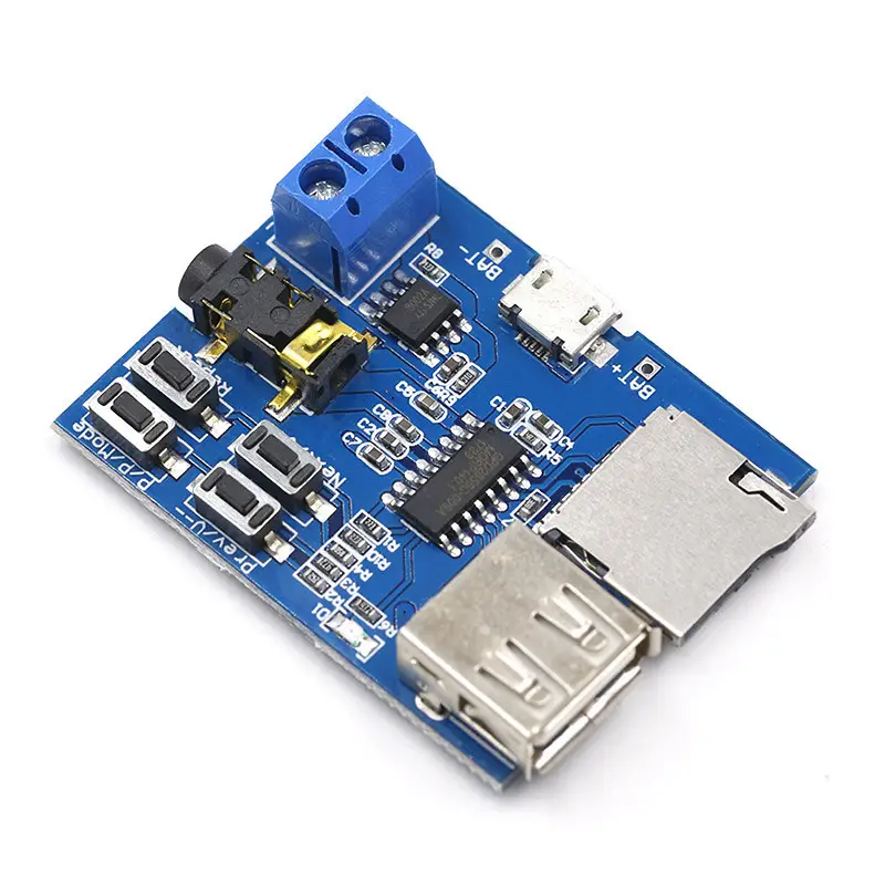 mp3 lossless decoder board comes with power amplifier mp3 module TF card U disk decoder player