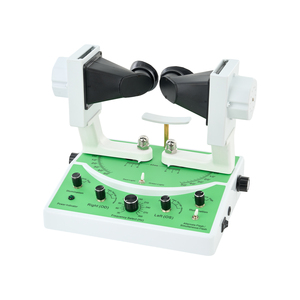 <b>Optics</b> <b>Instrument</b> – Synoptophore, Dual Eyepiece, Adjustable Focus, White Body & Green Base, Aist <b>Optics</b> - Product Image 4