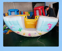 Parc d'attractions gonflable pour enfants : Bateau pirate, balançoire aquatique, chaise crabe, château gonflable, équipement de jeu