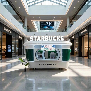 New Type Street Food Trailer for Selling Coffee Van Catering Cart Burgers Fries Ice Cream BBQ Bus Mobile Food Truck - Product Image 1