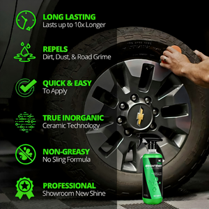 Aegis 500ML Abrillantador y Protector de Neumáticos de Coche, Limpiador Automotriz de Larga Duración en Aerosol Húmedo, Bajo Olor, pH Neutro - Product Image 2