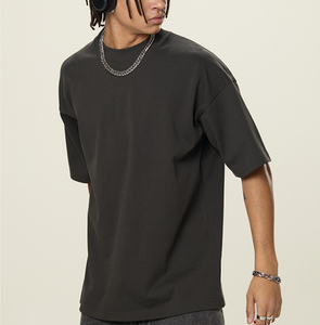 T-shirt Personalizzata 350g 100% Cotone, Stile Trendy Unisex, Vestibilità Ampia, Effetto Lavato, Vendita Calda Transfrontaliera - Product Image 6