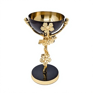 Small Modern Eco-Friendly Brass Snake Bowl Gold Flower Pedals Fabulous Design Exclusive Quality Shape Decorative Dry Fruits Bowl - Product Image 1