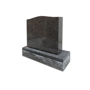 <span class=keywords><strong>Pierre</strong></span> <span class=keywords><strong>tombale</strong></span> en granit gris et monuments pierres tombales verticales incrustation en gros motifs de sablage sculptés - Product Image 6