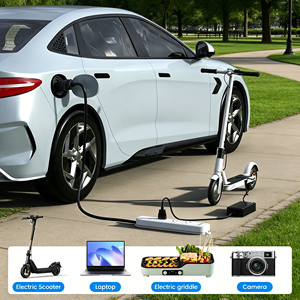 Câble de charge véhicule-à-vehicule et convertisseur de décharge VE 3.6kW 16A haute puissance pour BYD MG <span class=keywords><strong>Hyundai</strong></span> Kia XPeng pour les pannes de courant - Product Image 2