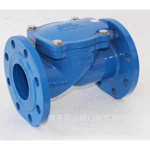 วาล์วกันกลับแบบสวิงชนิดใบพัดเดี่ยว Longyao Shuangyong ขนาด Dn100 Pn16 สำหรับน้ำ - Product Image 4
