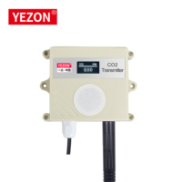 Détecteur de température et d'humidité YEZON avec capteur de CO2, RS485, 10000 ppm, haute concentration, certifié CE, IP65, précision de 0,5 °C