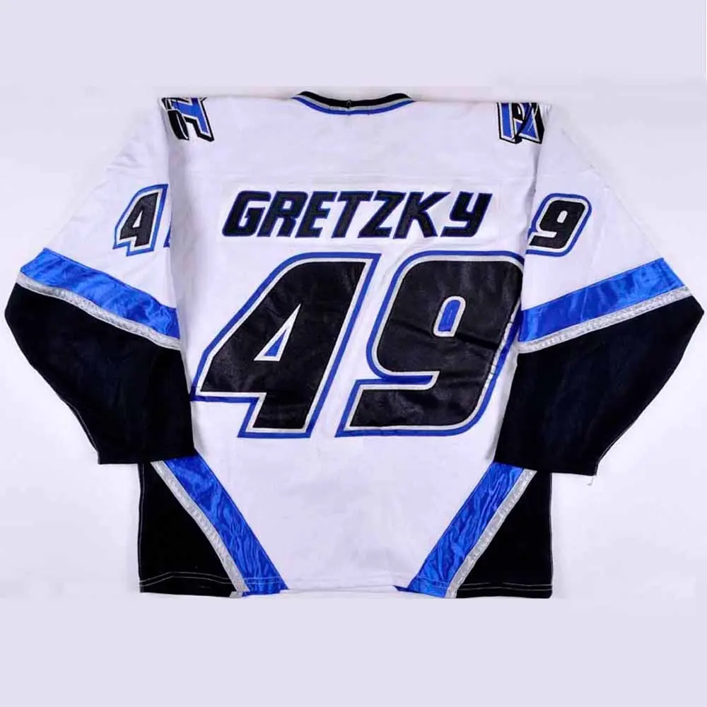 Brent Gretzky Signed Danbury Trashers Black Game Model Jersey