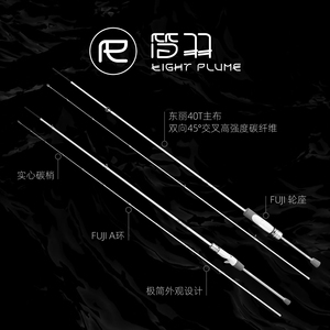 Ecooda protolure DKL 1.57m-2.28m 2 giây. Biển Bass que đúc quay trung chuyển que nước ngọt câu cá xoăn mouthed bigmouth Bass - Product Image 6