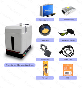 Mini Marcadora Láser de Fibra Metálica de 20w, Máquina de Grabado Láser de Fibra Metálica Portátil - Product Image 6