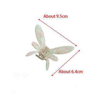 Acide acétique Moyen Papillon Pince À <span class=keywords><strong>Cheveux</strong></span> 9.5cm Acétate <span class=keywords><strong>Libellule</strong></span> Femme Pince À <span class=keywords><strong>Cheveux</strong></span> Haute Qualité Demi Attaché <span class=keywords><strong>Cheveux</strong></span> Grip Clip - Product Image 6