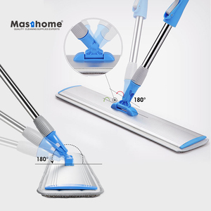 <span class=keywords><strong>Mop</strong></span> per pulizia del pavimento telescopico 360 piatto commerciale piatto in alluminio con raschietto per pulizia per casa, Super largo <span class=keywords><strong>60CM</strong></span> - Product Image 3