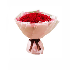 Bán Buôn Không Thấm Nước Sương Mù Mặt Ma Thuật Cạnh Giấy Tùy Chỉnh Hàn Quốc Hoa Gói Giấy Quà Tặng Bó Hoa Gói Giấy - Product Image 5