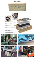 Escritorio para Juegos de Madera en Forma de Z, Modelo Z5-7, Iluminación LED RGB, Escritorio para PC de Deportes Electrónicos, Oficina en Casa, Estructura Desmontable Negra