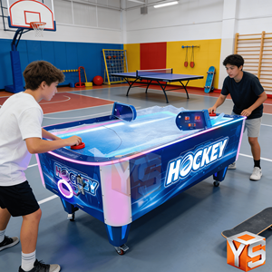Table <span class=keywords><strong>de</strong></span> hockey sur <span class=keywords><strong>air</strong></span> ZDYS à faible MOQ avec structure métallique <span class=keywords><strong>de</strong></span> haute qualité, surface lisse, pour 2 joueurs, à monnayeur - Product Image 2