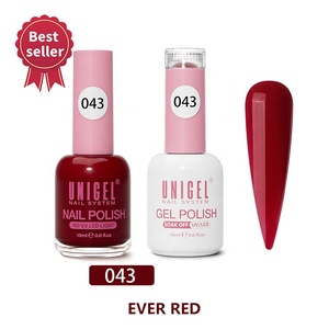 Unigel #037-#054 Private Label 2in1 Couleurs magnifiques 98% Vernis à ongles et vernis à ongles UV hautement assortis - Product Image 6