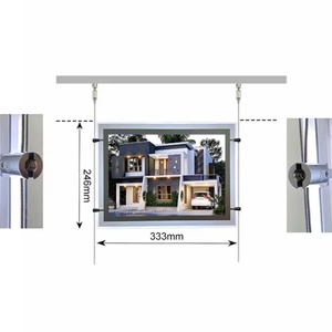 Fast Food Backlit Magnetic Crystal Light Box <b>Poster</b> <b>Frame</b> Acrylic Digital Display Led Sign Box - Product Image 1