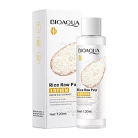 Vente chaude riz brun ensemble de soins de la peau produits de beauté savon exfoliant blanchissant hydratant Gel douche visage Kit de soins de la peau