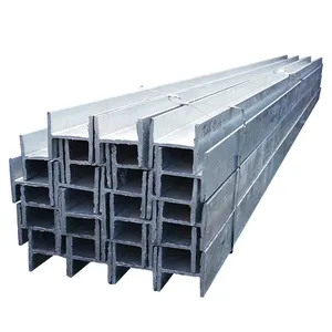 High strength 200x150mm carbon steel welded iron i beams galvanized h beam weld h beam for construction