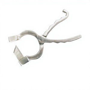 Cuchillo de Castración Ajustable de Acero Inoxidable Alemán Reutilizable Newberry, Equipo Veterinario Seguro y Efectivo para Castrar Ganado Vacuno - Product Image 1