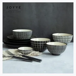 Jgjoyye — service de table en céramique de style occidental, ensemble de vaisselle pour 6 personnes, plats et assiettes de restaurant, porcelaine, vente en gros