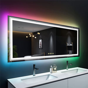 Grand miroir mural de Dressing pleine longueur avec couleur de lumière courante rvb pour vestiaire/Dressing/chambre à coucher/salle de bain - Product Image 4