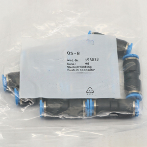 FES-TO 10 ชิ้น/ถุง QS-8 153033 คอนเนคเตอร์ QS8 สินค้าพร้อมส่ง - Product Image 1