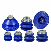 SAB 40mm 60mm 80mm Bellows Pneumatik Vacuum Suction Cups untuk Lengan Robot Penanganan Material Otomatis Industri