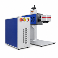 Machine de marquage laser à fibre de type divisé Shandong Chenmai, source Raycus CNC, haute précision pour le marquage du métal et de la pierre