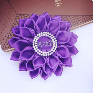 Mignon ton violet dames de cercle de Perfection inspiré à la main maçonnique bijoux LOCOP Satin ruban Corsage broche ruban broche - Product Image 2