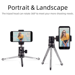 Xiletu MT26 + XT15 mini máy tính để bàn bảng Tripod với bóng đầu cho <span class=keywords><strong>DSLR</strong></span> máy ảnh điện thoại thông minh iPhone - Product Image 2
