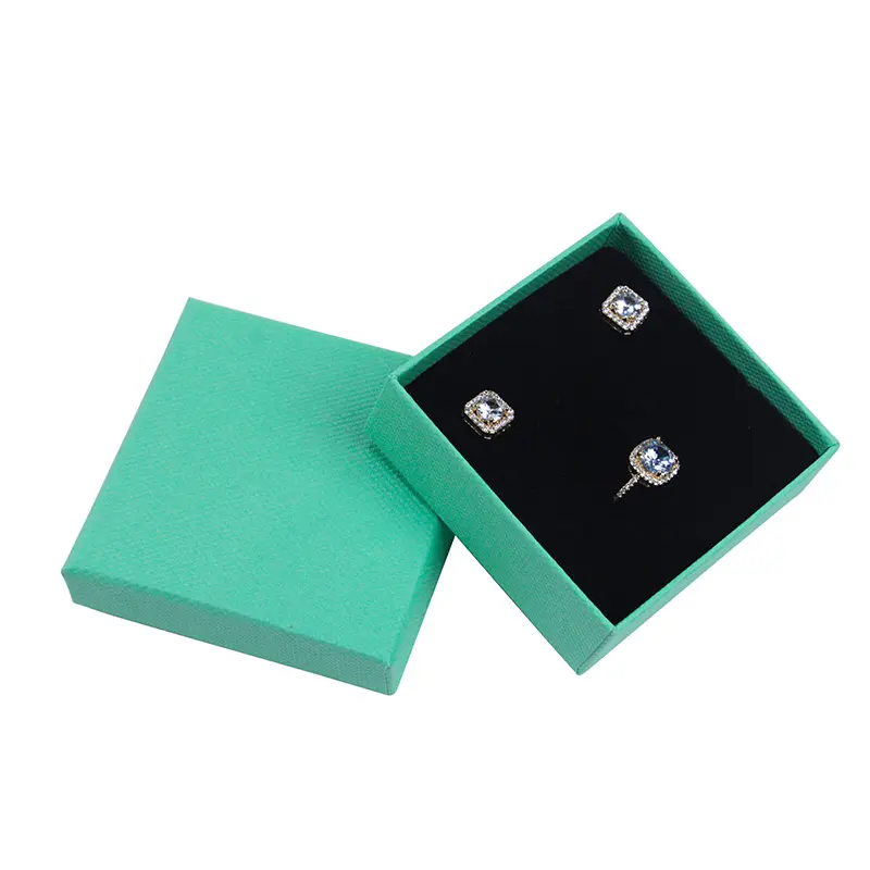 Бумажная картонная упаковочная крышка и Базовая коробка для ожерелья Ювелирная упаковка с пользовательским логотипом