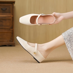 Zapatos Baotou Impermeables y Resistentes a Impactos para Mujer, Ligeros, de Secado Rápido, Antideslizantes, con Punta Cuadrada y Tira Trasera - Product Image 2