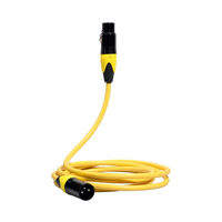 Cable DMX de 3 Pines Colorido, Cable de Señal XLR Macho a Hembra para Controlador de Iluminación de Escenario, Equipo de DJ