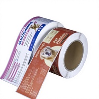 Étiquettes adhésives en PVC écologiques et imperméables pour aliments, suppléments alimentaires et vitamines, prix d'usine