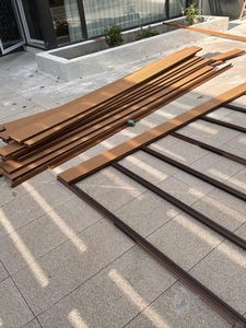 Tarima <span class=keywords><strong>para</strong></span> <span class=keywords><strong>Terraza</strong></span> de Jardín EX-01, Tarima de Madera Plástica Compuesta (WPC), <span class=keywords><strong>Suelo</strong></span> de Madera Compuesta <span class=keywords><strong>para</strong></span> Exteriores - Product Image 6